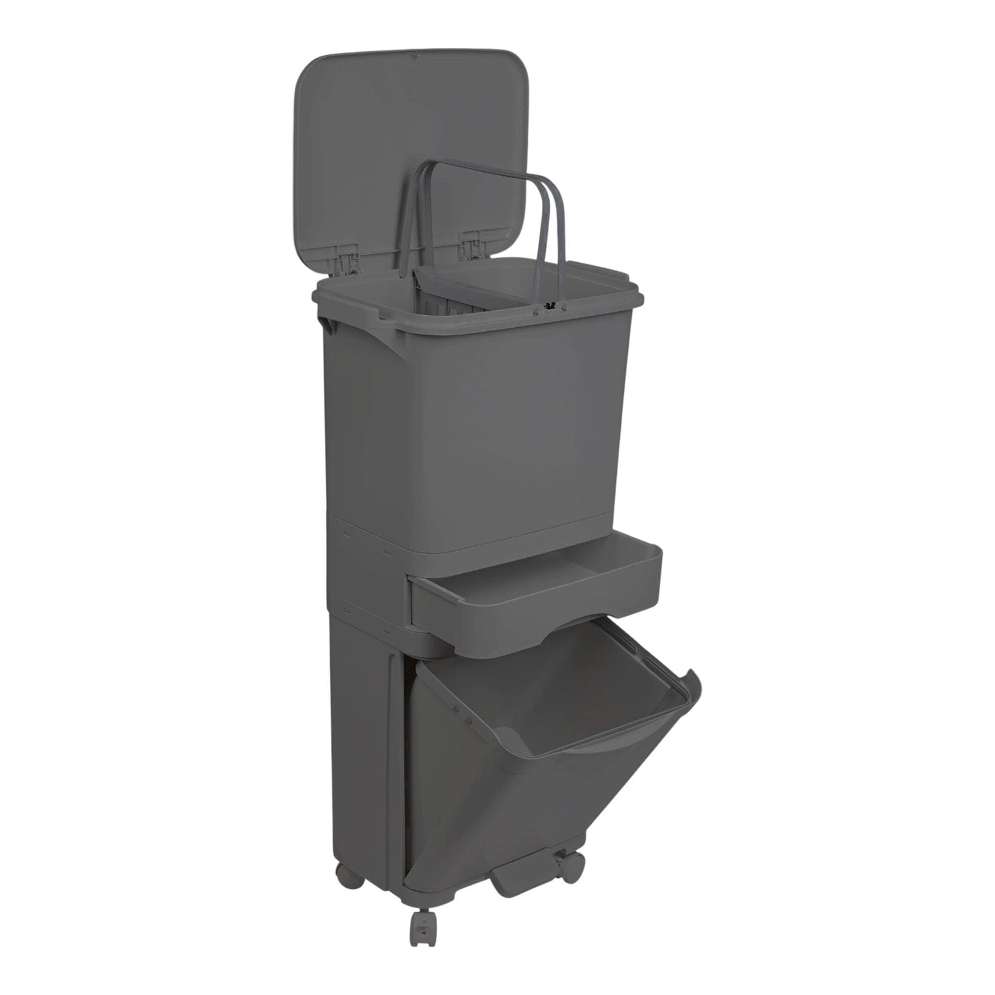 Casabel Poubelle Tri Sélectif 60 L